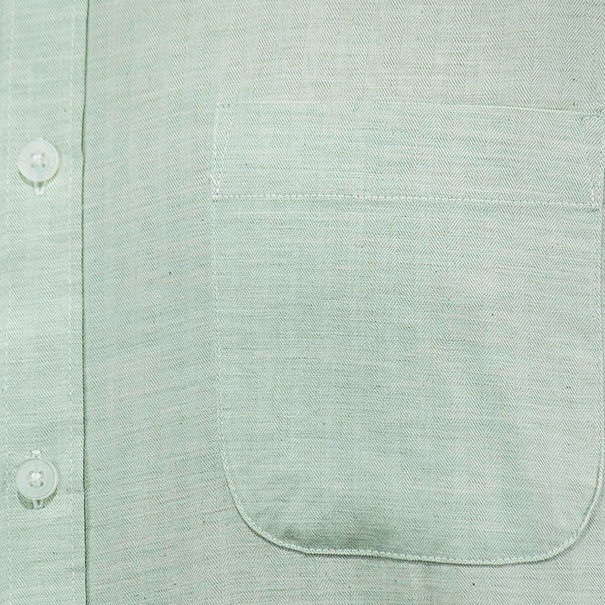 Camisa Verde Lisa con Manga Larga 100% Algodón 2506105