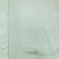 Camisa Verde Lisa con Manga Larga 100% Algodón 2506105