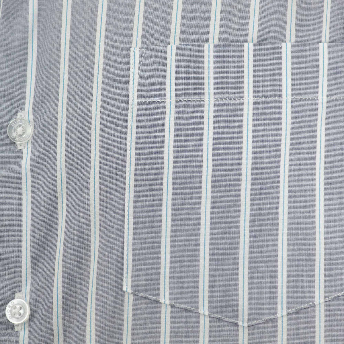 Camisa Rayas Gris con Manga Larga 100% Algodón 2506109