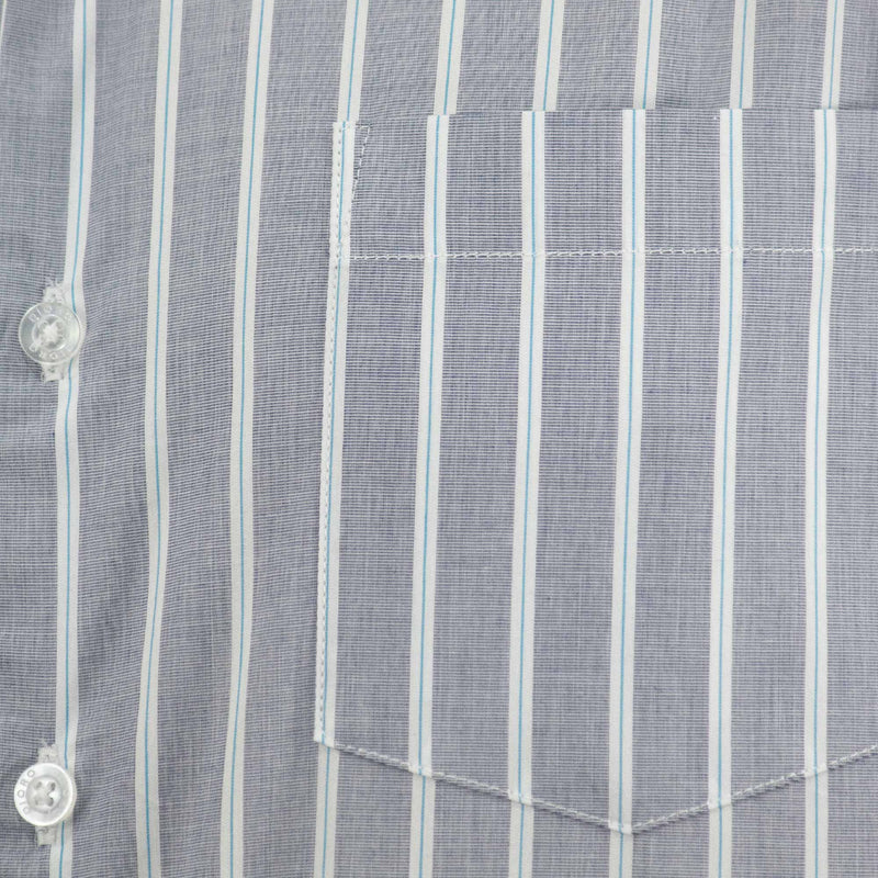 Camisa Rayas Gris con Manga Larga 100% Algodón 2506109