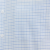 Camisa Cuadros Blanca con Manga Corta 100% Algodón 2506113