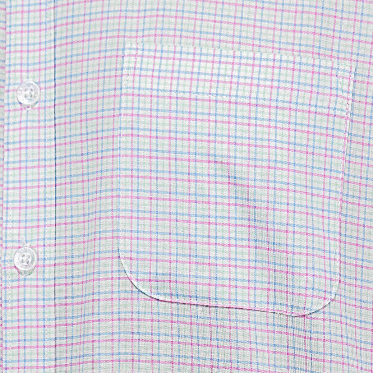 Camisa Cuadros Multicolor con Manga Corta 100% Algodón 2506115