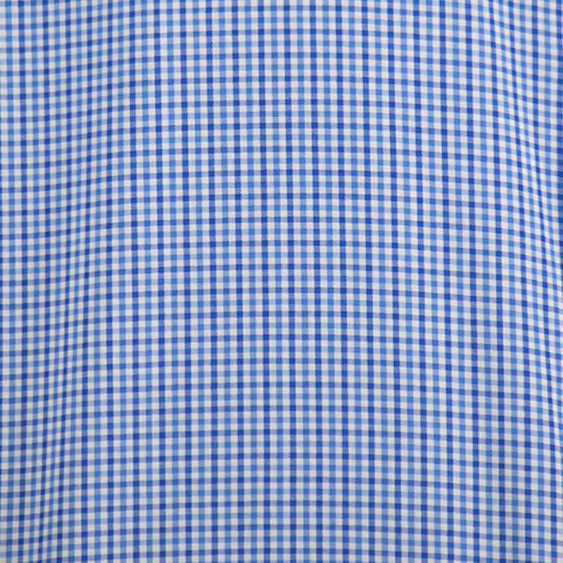 Camisa de Cuadros Azul con Manga Corta 100% Algodón 2506116