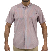 Camisa de Cuadros Roja con Manga Corta 100% Algodón 2506117