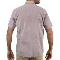 Camisa de Cuadros Roja con Manga Corta 100% Algodón 2506117