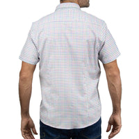 Camisa Cuadros Multicolor con Manga Corta 100% Algodón 2506118