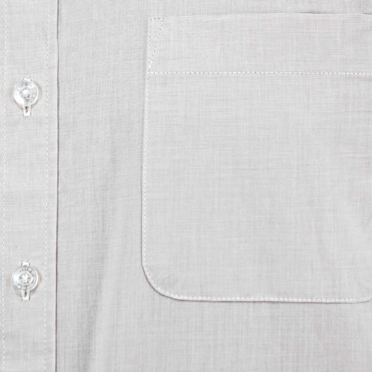 Camisa Lisa Gris con Manga Corta 100% Algodón 2506120