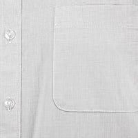 Camisa Lisa Gris con Manga Corta 100% Algodón 2506120