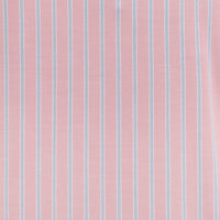 Camisa Rosa de Rayas con Manga Corta 100% Algodón 2506125