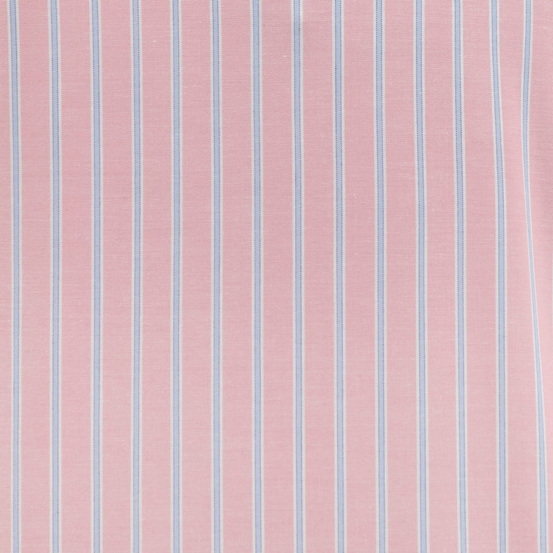 Camisa Rosa de Rayas con Manga Corta 100% Algodón 2506125