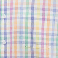 Camisa Cuadros Multicolor con Manga Larga 100% Algodón 2507127