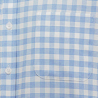 Camisa Cuadros Azul con Manga Larga 100% Algodón 2507128