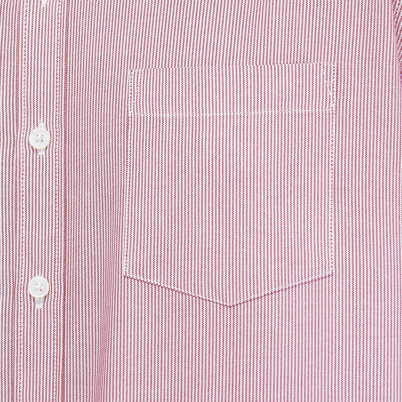 Camisa Rayas Vino con Manga Larga 100% Algodón 2507139