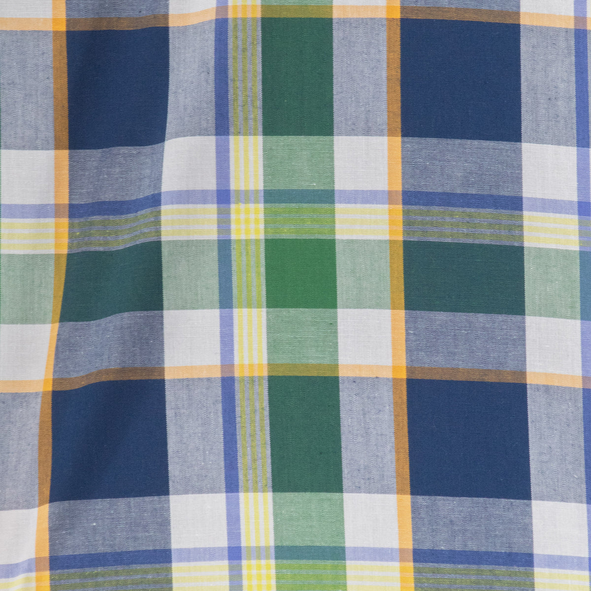 Camisa de Cuadros Verde con Manga Corta 100% Algodón 2507143