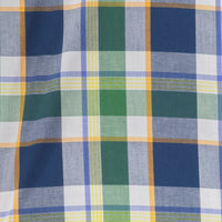 Camisa de Cuadros Verde con Manga Corta 100% Algodón 2507143