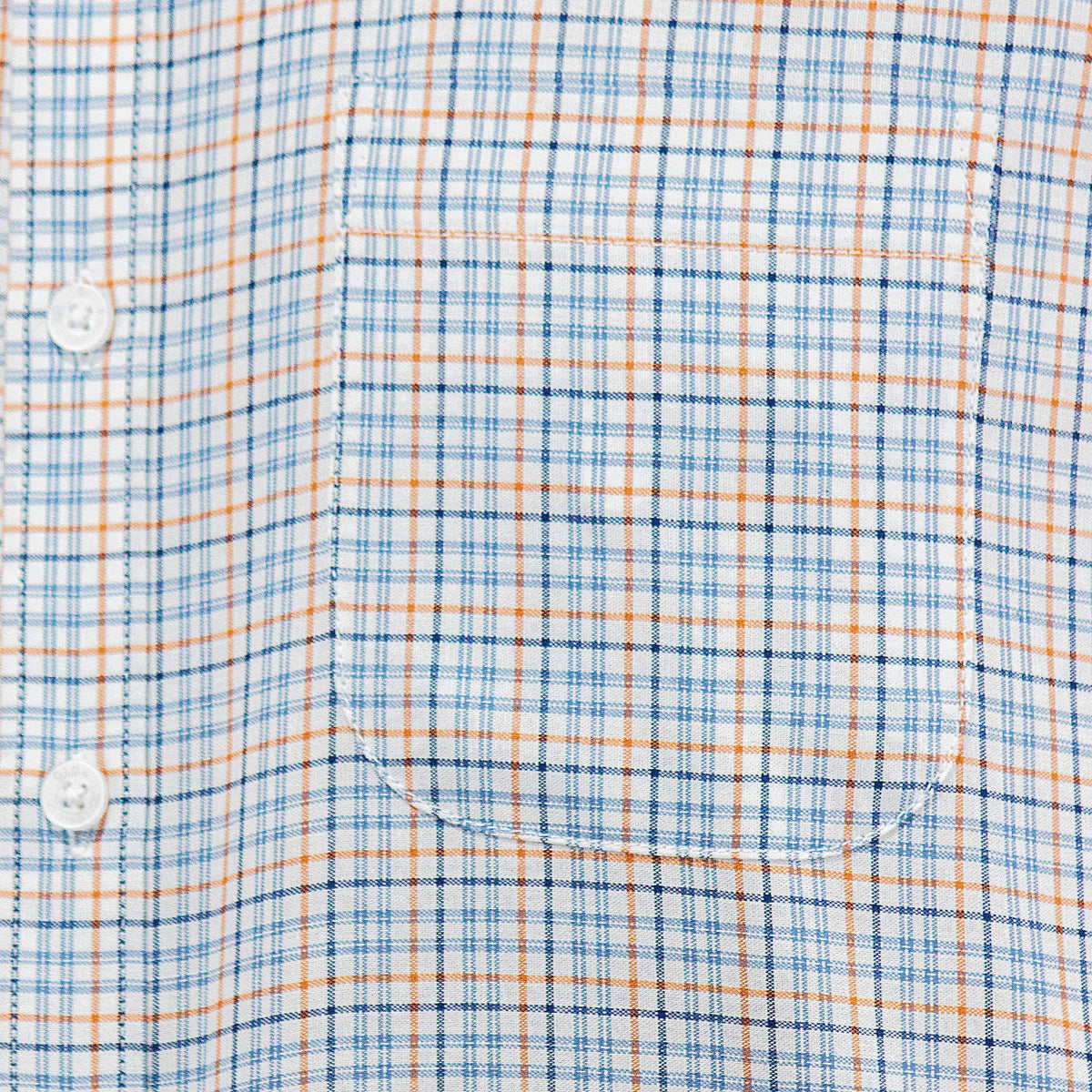 Camisa Cuadros Multicolor con Manga Corta 100% Algodón 2507145