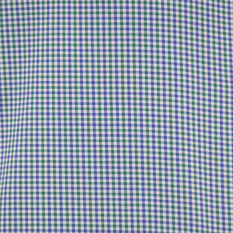 Camisa de Cuadros Verde con Manga Corta 100% Algodón 2507146
