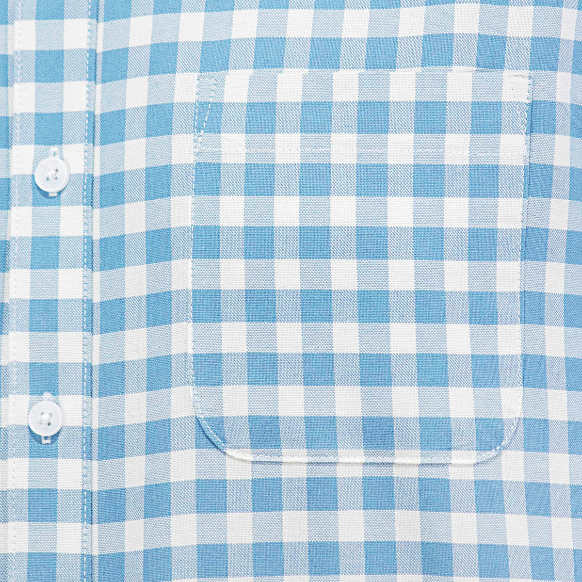 Camisa de Cuadros Azul con Manga Larga 100% Algodón 2508148