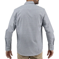 Camisa de Cuadros Verde con Manga Larga 100% Algodón 2508152