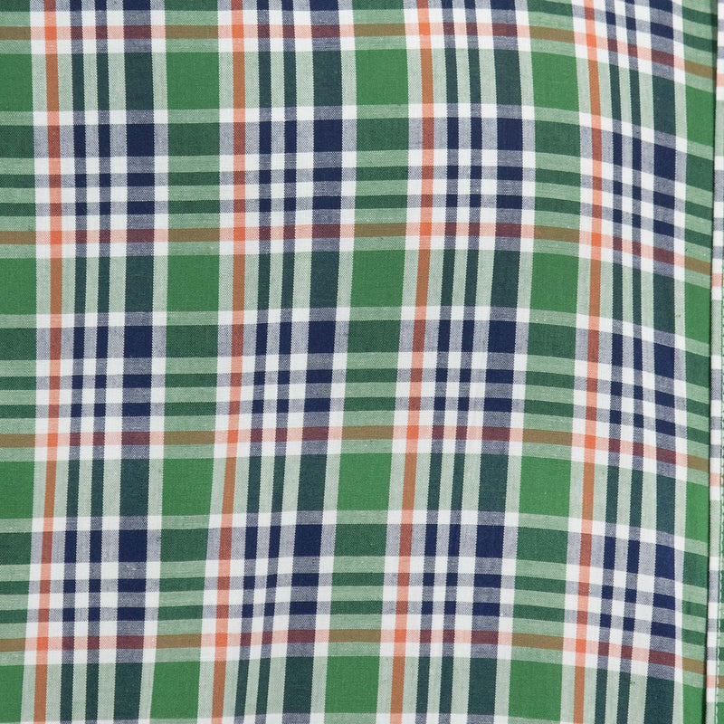 Camisa de Cuadros Verde Manga Larga 100% Algodón 2508153