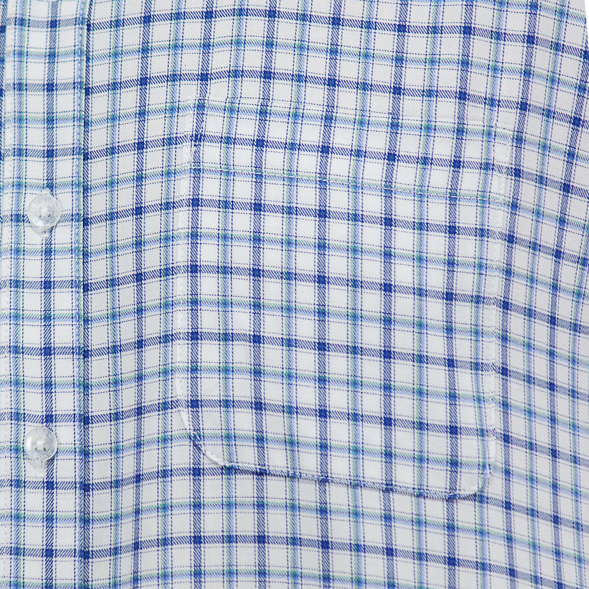 Camisa de Cuadros Azul con Manga Larga 100% Algodón 2508154