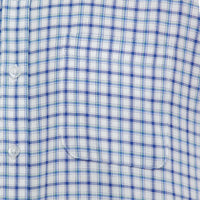 Camisa de Cuadros Azul con Manga Larga 100% Algodón 2508154