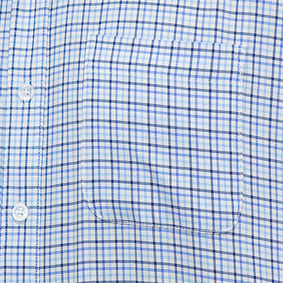 Camisa de Cuadros Azul con Manga Larga 100% Algodón 2508155