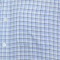 Camisa de Cuadros Azul con Manga Larga 100% Algodón 2508155