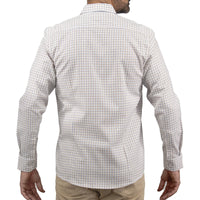 Camisa de Cuadros Amarilla con Manga Larga 100% Algodón 2508157