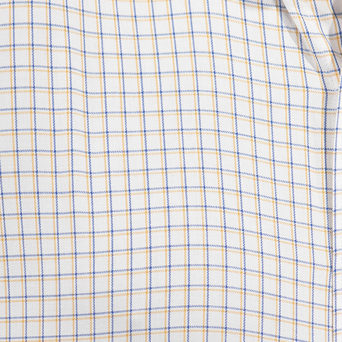 Camisa de Cuadros Amarilla con Manga Larga 100% Algodón 2508157