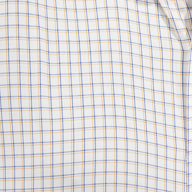 Camisa de Cuadros Amarilla con Manga Larga 100% Algodón 2508157