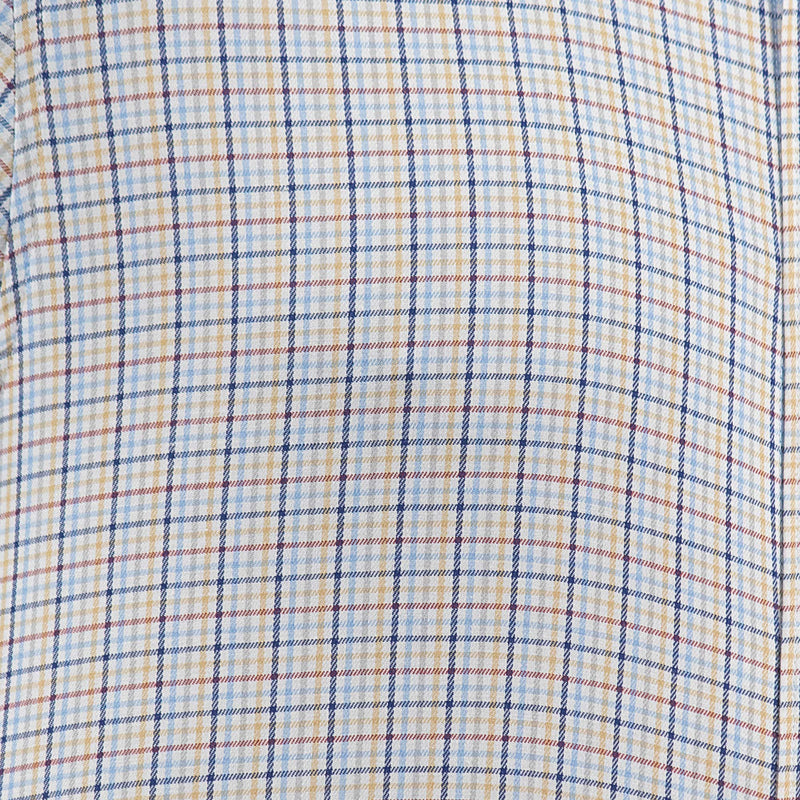 Camisa de Cuadros Multicolor con Manga Larga 100% Algodón 2508158