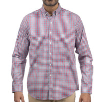 Camisa de Cuadros Roja con Manga Larga 100% Algodón 2508159