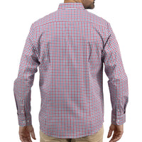 Camisa de Cuadros Roja con Manga Larga 100% Algodón 2508159