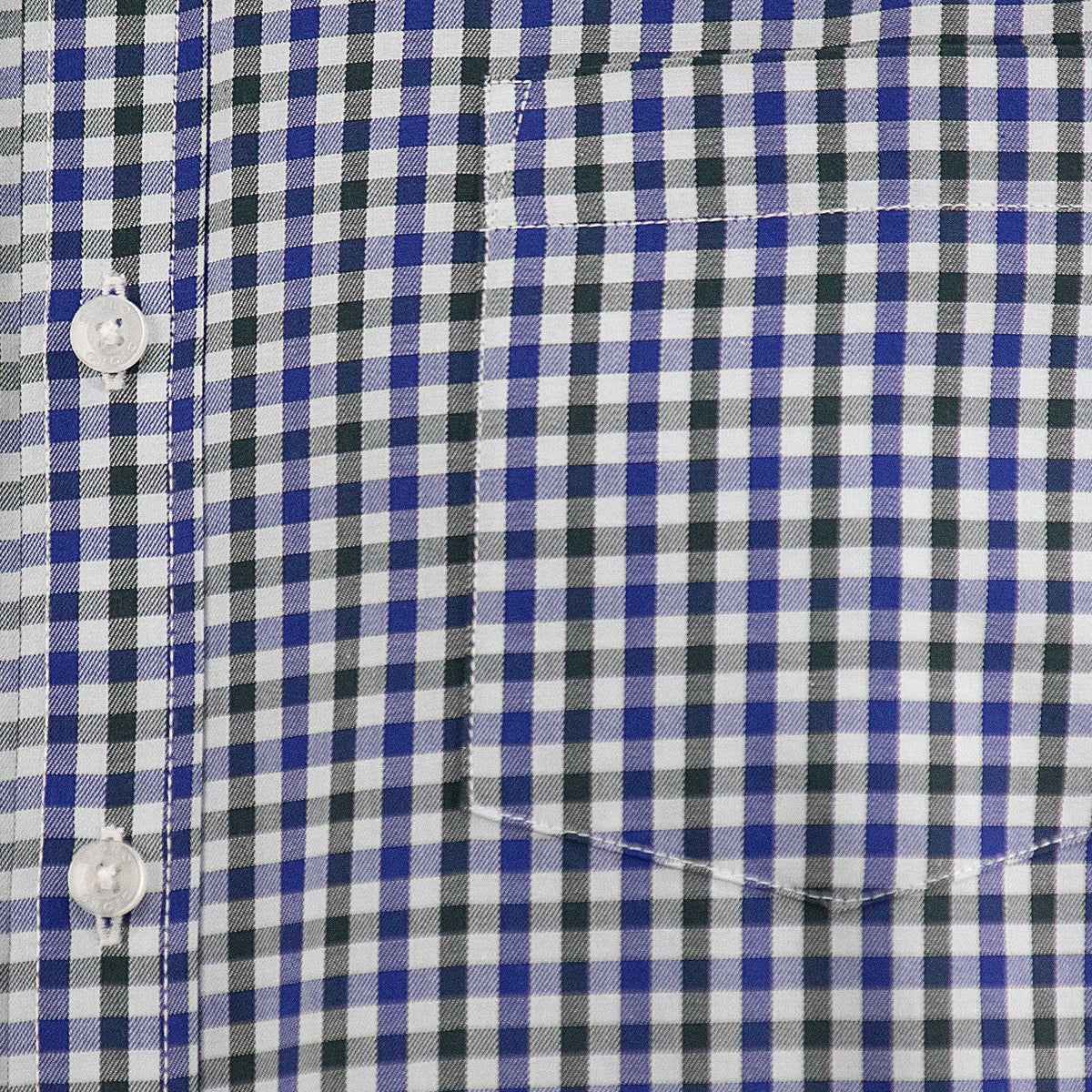 Camisa de Cuadros Azul con Manga Larga 100% Algodón 2508160