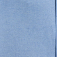Camisa Azul Lisa con Manga Larga 100% Algodón 2508161