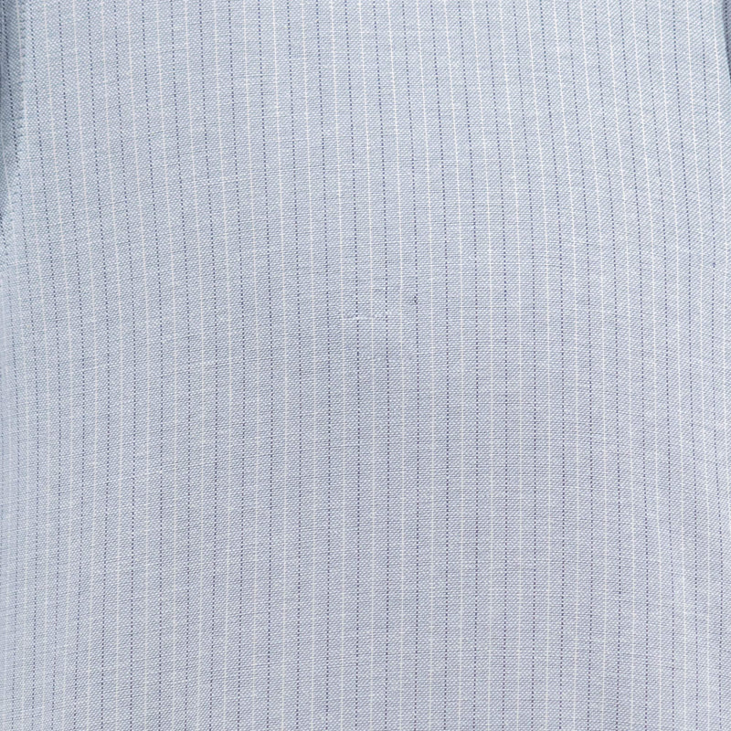 Camisa de Rayas Azul con Manga Larga 100% Algodón 2508163