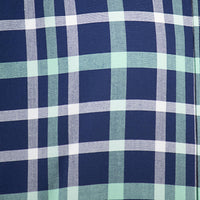 Camisa de Cuadros Azul con Manga Corta 100% Algodón 2508166