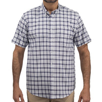 Camisa de Cuadros Azul con Manga Corta 100% Algodón 2508167