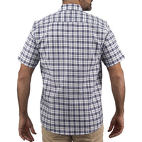 Camisa de Cuadros Azul con Manga Corta 100% Algodón 2508167