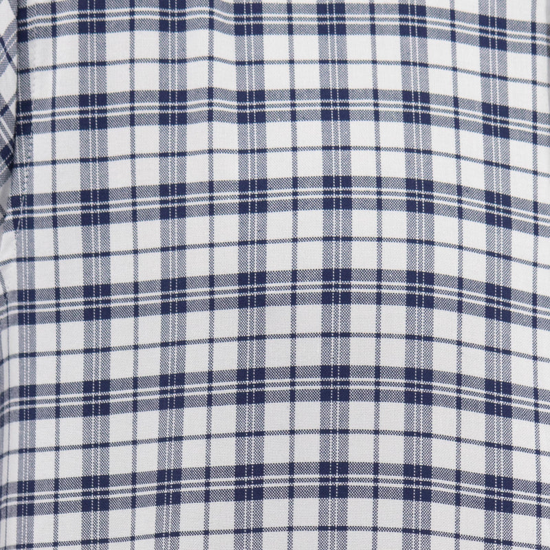 Camisa de Cuadros Azul con Manga Corta 100% Algodón 2508167