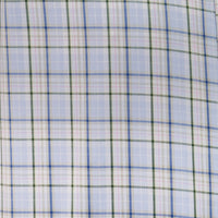 Camisa de Cuadros Azul con Manga Corta 100% Algodón 2508169