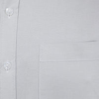 Camisa Gris Lisa con Manga Corta 100% Algodón 2508170