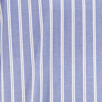 Camisa Rayas Azul con Manga Corta 100% Algodón 2508171