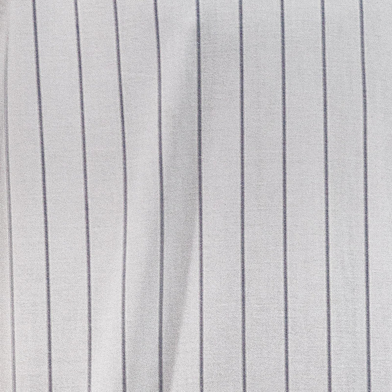 Camisa Rayas Blanca con Manga Corta 100% Algodón 2508172