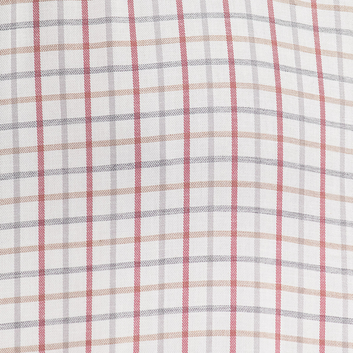 Camisa Cuadros Blanca con Manga Larga 100% Algodón 2509174