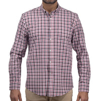 Camisa de Cuadros Roja con Manga Larga 100% Algodón 2509175