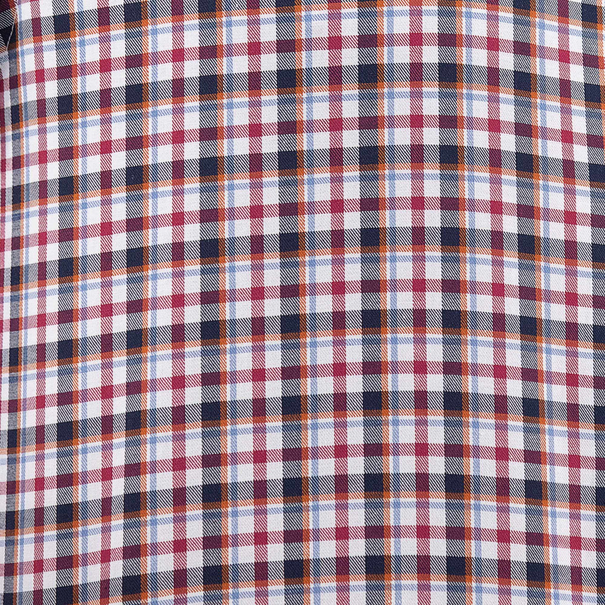 Camisa de Cuadros Roja con Manga Larga 100% Algodón 2509175