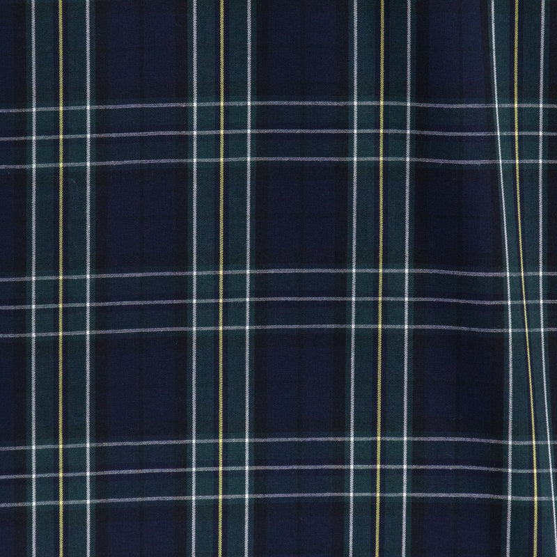 Camisa Azul de Cuadros Manga Larga 2509190