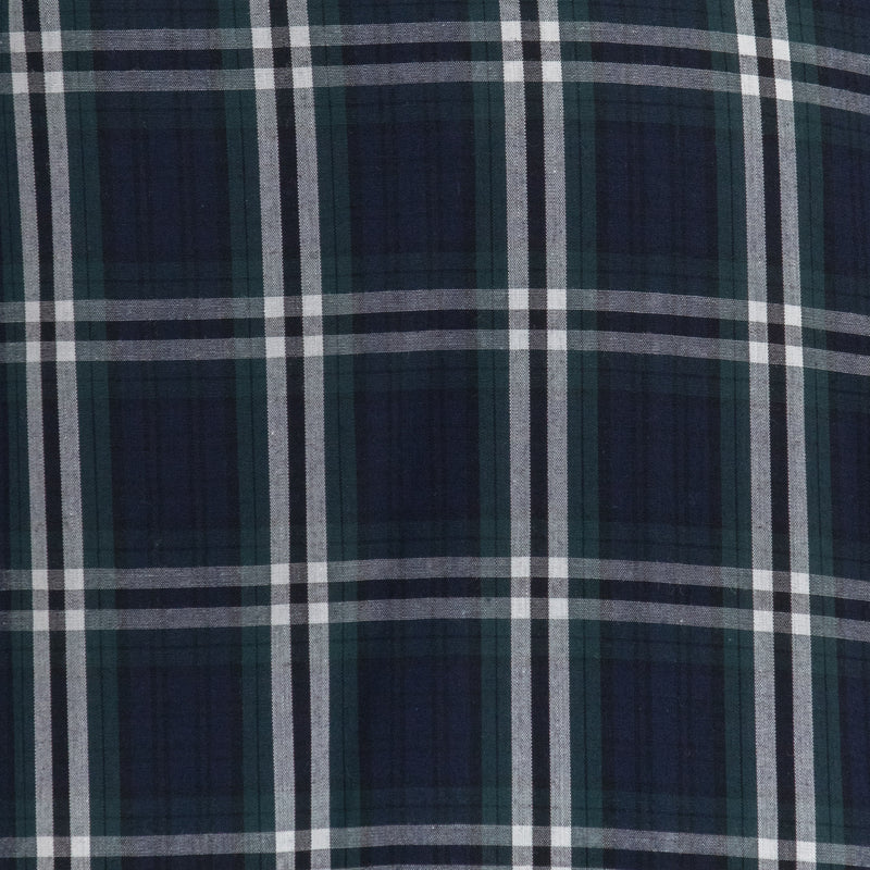 Camisa Azul de Cuadros Manga Larga 2509191